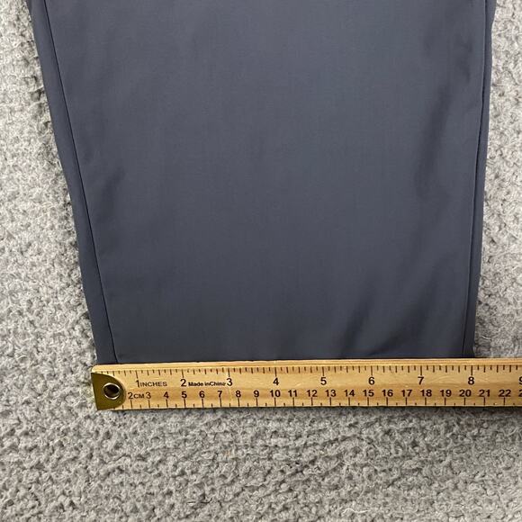 Zanella Active Devon Dress Pants Mens 36x28 Gray/Navy Performance Wool Blend - Picture 11 of 15